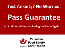 Load image into Gallery viewer, SafeCheck Advanced Food Safety - English Language Version - Online  - Includes Exam