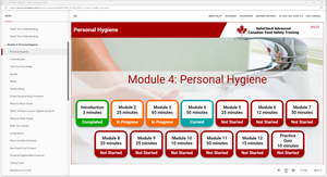 SafeCheck Advanced Food Safety - English Language Version - Online  - Includes Exam