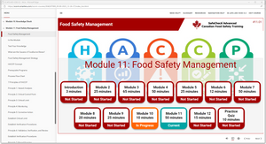 SafeCheck Advanced Food Safety - English Language Version - Online  - Includes Exam