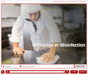 SafeCheck Advanced Food Safety - French Language Version - Online - Includes Exam - Pass Guarantee